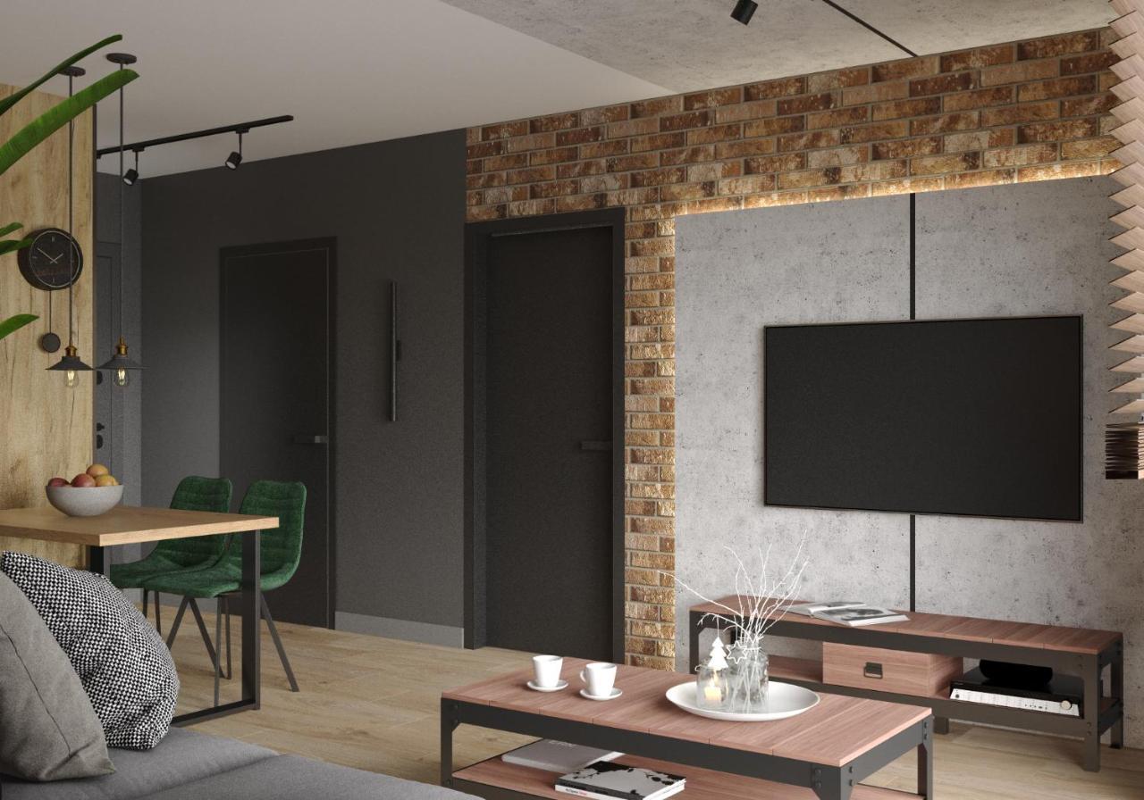 Loft Klonowa - Apartament Z Garazem キェルツェ エクステリア 写真